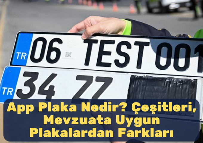App Plaka Nedir? Çeşitleri, Mevzuata Uygun Plakalardan Farkları