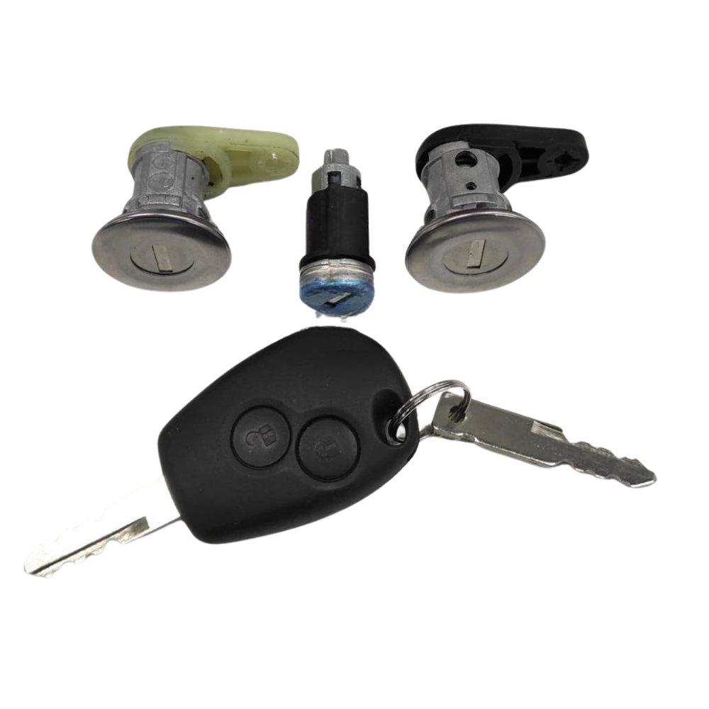 6001546809 Kapı Kilidi 3 Set Anahtarlı Logan 2007-