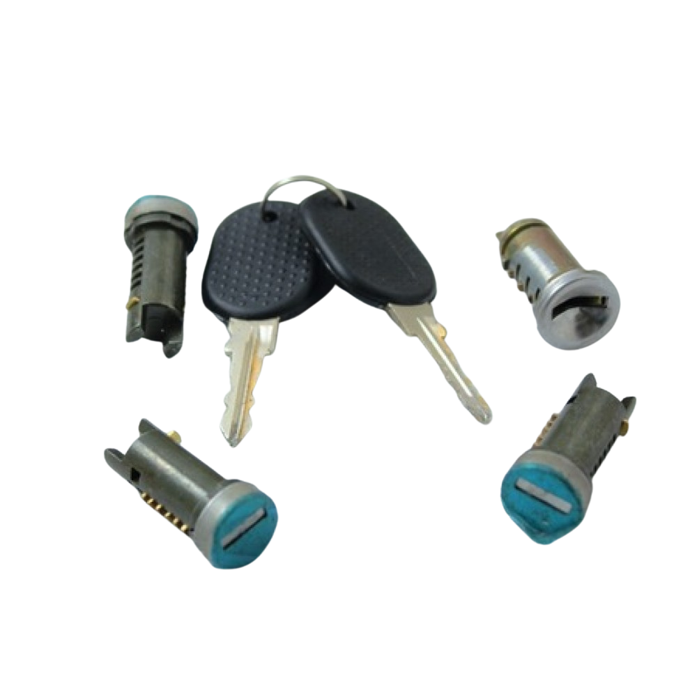 7696107 Kontak Kilit Seti 4 Lu 2 Kapı 1 Kontak Fişeği 1 Bagaj Uno 1992-