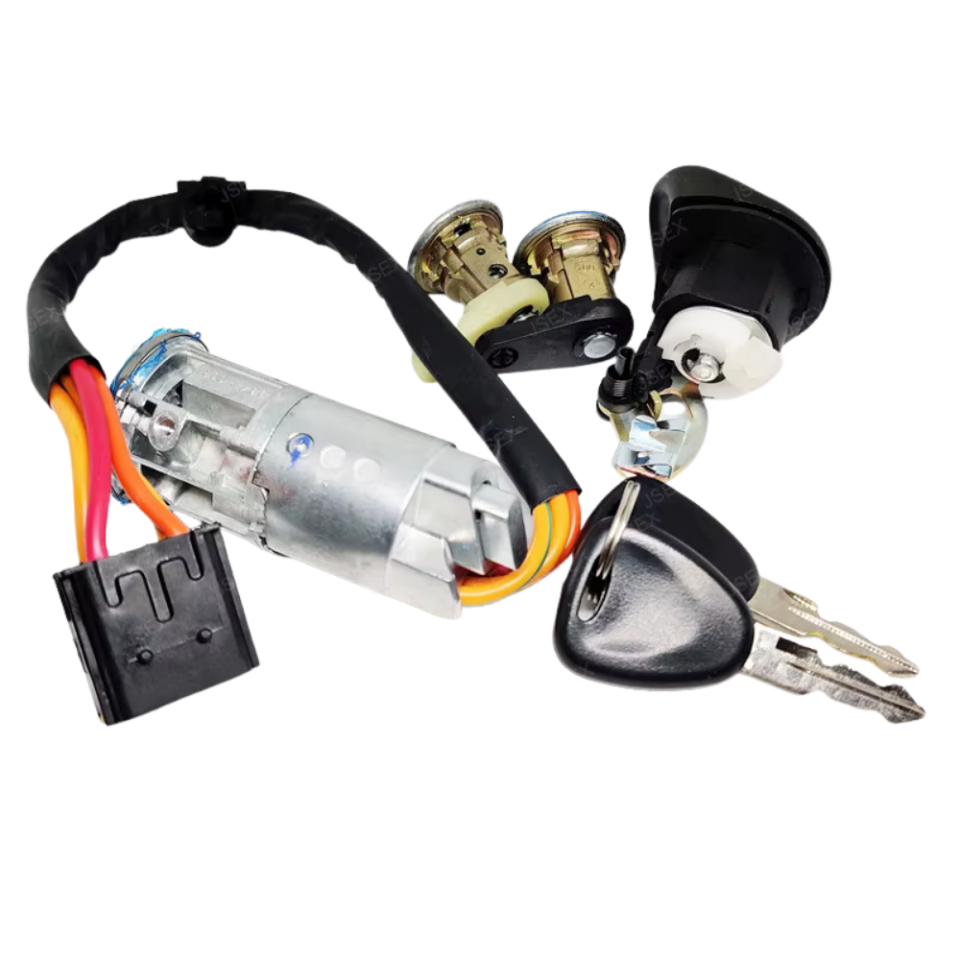 25212348 Kontak Kilit Seti Kontak Anahtar 2 Ön Kapı Şifresi Arka Bagaj Kilidi Logan Sandero 2012-