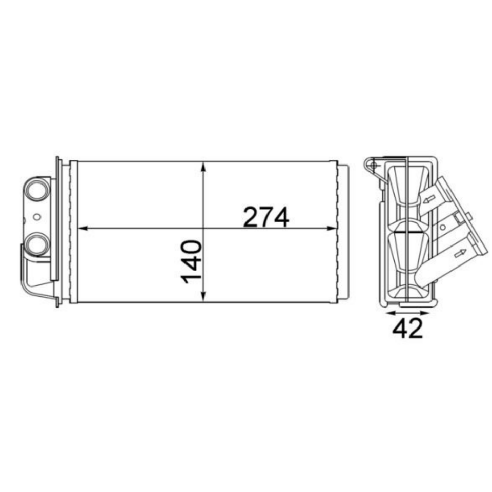 46723061 Kalorifer Radyatörü Albea Palio 1.3 Mjtd 2002-