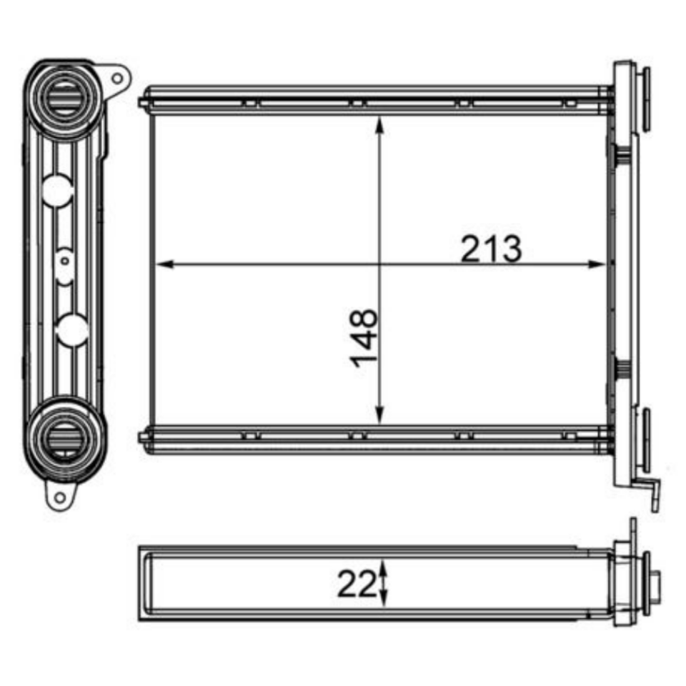 271159831R Kalorifer Radyatörü Brazing Megane III Fluence 1.5 Dci 2008-
